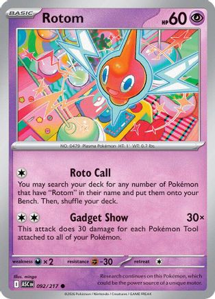 Rotom (92) [ME: Ascended Heroes] - Deck Out Gaming