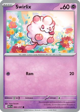 Swirlix (93) [ME: Ascended Heroes] Reverse Holofoil - Deck Out Gaming