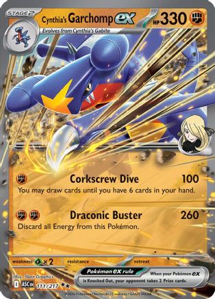 Cynthia's Garchomp ex (111) [ME: Ascended Heroes] Holofoil