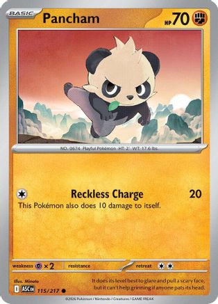 Pancham (115) [ME: Ascended Heroes] - Deck Out Gaming
