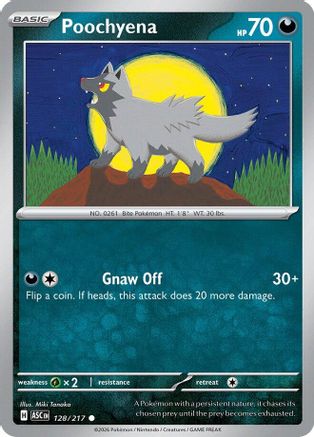 Poochyena (128) [ME: Ascended Heroes] Reverse Holofoil - Deck Out Gaming