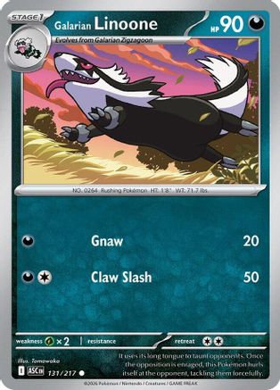 Galarian Linoone (131) [ME: Ascended Heroes] - Deck Out Gaming