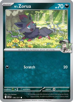 N's Zorua (136) [ME: Ascended Heroes] - Deck Out Gaming