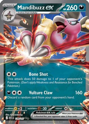 Mandibuzz ex (139) [ME: Ascended Heroes] Holofoil - Deck Out Gaming