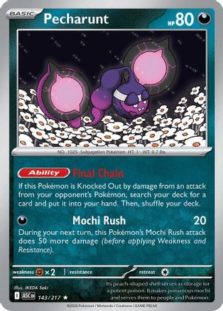Pecharunt (143) [ME: Ascended Heroes] Holofoil - Deck Out Gaming
