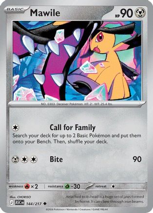 Mawile - 144/217 (144) [ME: Ascended Heroes] Reverse Holofoil - Deck Out Gaming