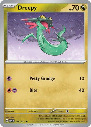 Dreepy - 158/217 (158) [ME: Ascended Heroes] Reverse Holofoil - Deck Out Gaming