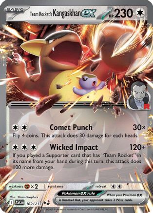 Team Rocket's Kangaskhan ex (162) [ME: Ascended Heroes] Holofoil