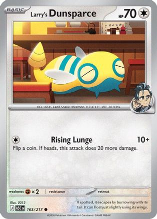 Larry's Dunsparce (163) [ME: Ascended Heroes] - Deck Out Gaming