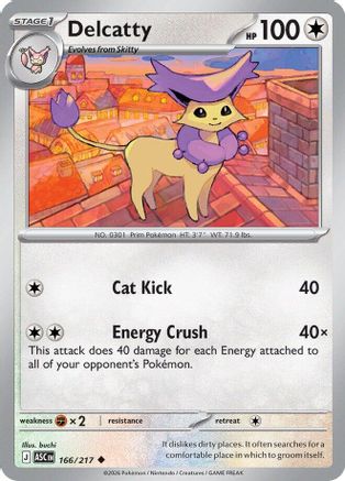 Delcatty (166) [ME: Ascended Heroes] Reverse Holofoil - Deck Out Gaming