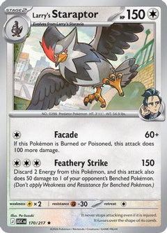 Larry's Staraptor - 170/217 (170) [ME: Ascended Heroes] Reverse Holofoil - Deck Out Gaming