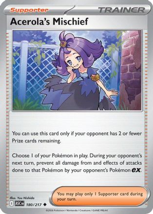 Acerola's Mischief (180) [ME: Ascended Heroes] - Deck Out Gaming
