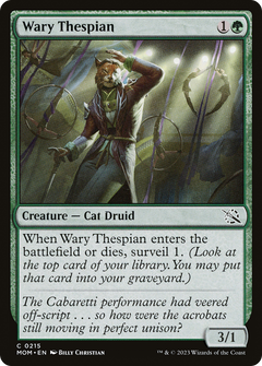 Wary Thespian (215) [March of the Machine] foil - Deck Out Gaming