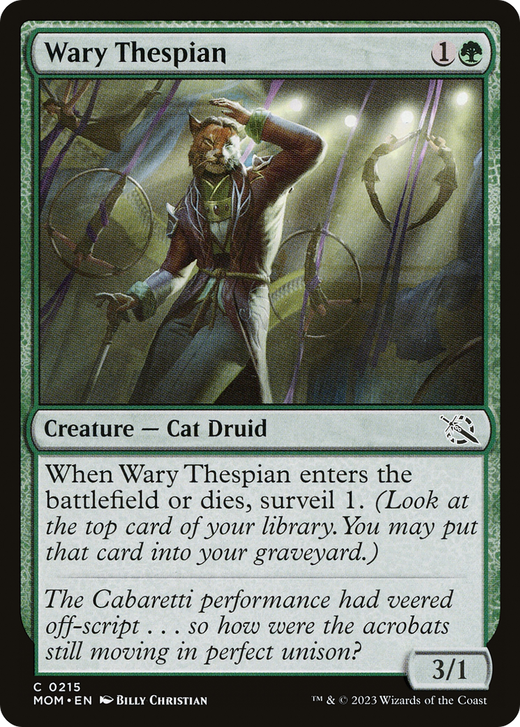 Wary Thespian (215) [March of the Machine] - Deck Out Gaming