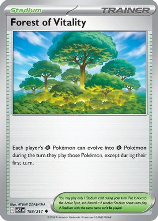 Forest of Vitality (188) [ME: Ascended Heroes] - Deck Out Gaming