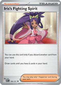 Iris's Fighting Spirit - 190/217 (190) [ME: Ascended Heroes] Reverse Holofoil - Deck Out Gaming