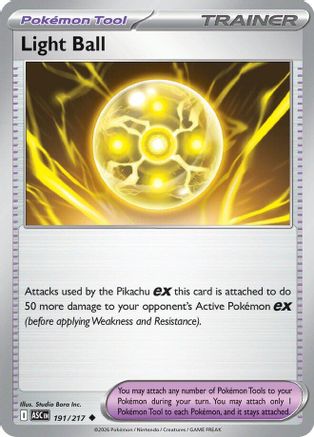 Light Ball (191) [ME: Ascended Heroes] - Deck Out Gaming