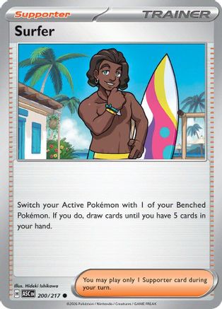 Surfer - 200/217 (200) [ME: Ascended Heroes] Reverse Holofoil-1