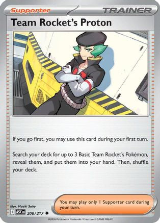 Team Rocket's Proton (208) [ME: Ascended Heroes] - Deck Out Gaming