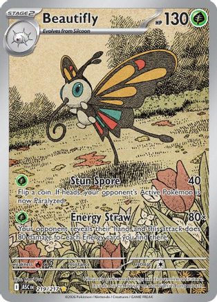Beautifly - 219/217 (219) [ME: Ascended Heroes] Holofoil - Deck Out Gaming