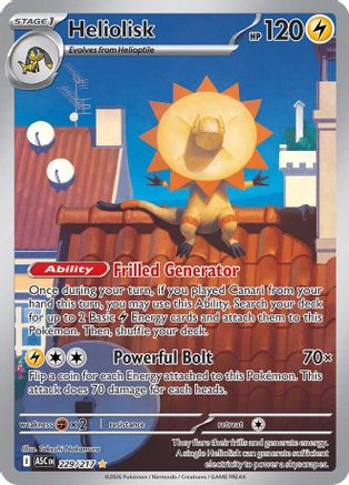 Heliolisk - 229/217 (229) [ME: Ascended Heroes] Holofoil - Deck Out Gaming