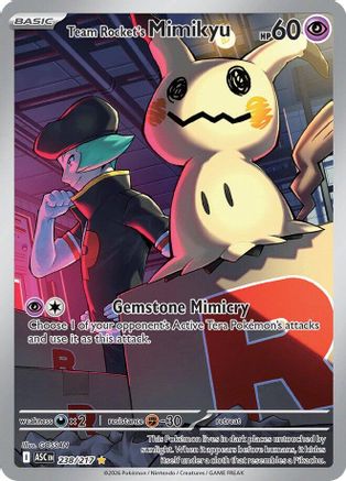 Team Rocket's Mimikyu - 238/217 (238) [ME: Ascended Heroes] Holofoil - Deck Out Gaming