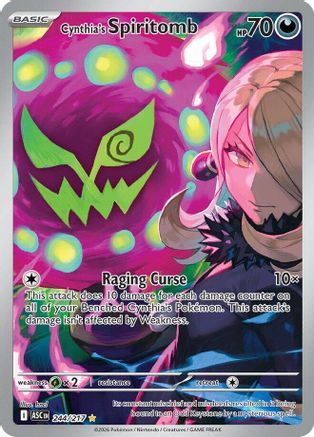 Cynthia's Spiritomb - 244/217 (244) [ME: Ascended Heroes] Holofoil