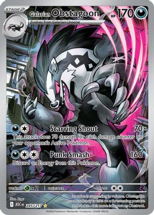 Galarian Obstagoon - 245/217 (245) [ME: Ascended Heroes] Holofoil - Deck Out Gaming