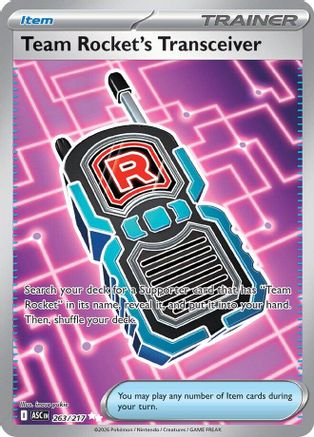 Team Rocket's Transceiver - 263/217 (263) [ME: Ascended Heroes] Holofoil - Deck Out Gaming