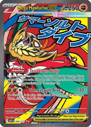 Mega Hawlucha ex - 268/217 (268) [ME: Ascended Heroes] Holofoil - Deck Out Gaming