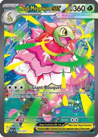 Mega Meganium ex - 272/217 (272) [ME: Ascended Heroes] Holofoil - Deck Out Gaming