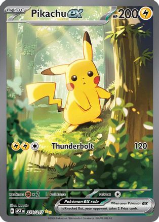 Pikachu ex - 276/217 (276) [ME: Ascended Heroes] Holofoil
