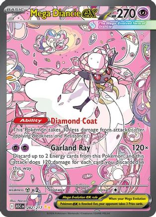 Mega Diancie ex - 282/217 (282) [ME: Ascended Heroes] Holofoil - Deck Out Gaming