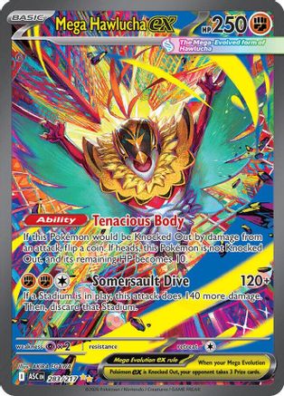 Mega Hawlucha ex - 283/217 (283) [ME: Ascended Heroes] Holofoil - Deck Out Gaming