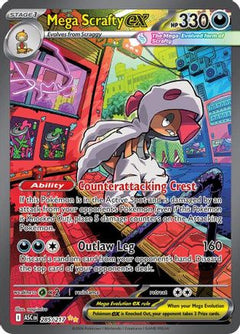 Mega Scrafty ex - 285/217 (285) [ME: Ascended Heroes] Holofoil - Deck Out Gaming