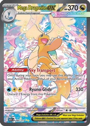 Mega Dragonite ex - 290/217 (290) [ME: Ascended Heroes] Holofoil - Deck Out Gaming