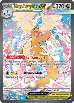 Mega Dragonite ex - 290/217 (290) [ME: Ascended Heroes] Holofoil - Deck Out Gaming