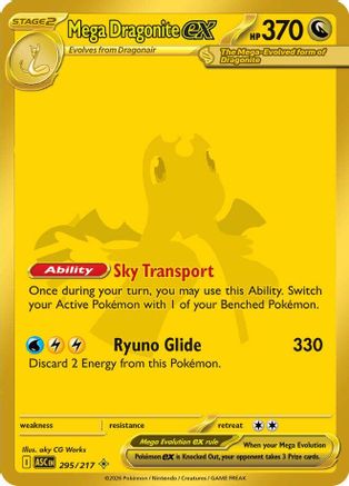 Mega Dragonite ex - 295/217 (295) [ME: Ascended Heroes] Holofoil - Deck Out Gaming