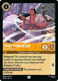 Chief Powhatan - Protective Leader (11/204) [Winterspell] Cold Foil - Deck Out Gaming