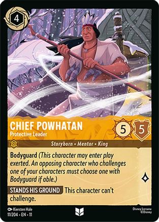 Chief Powhatan - Protective Leader (11/204) [Winterspell] - Deck Out Gaming