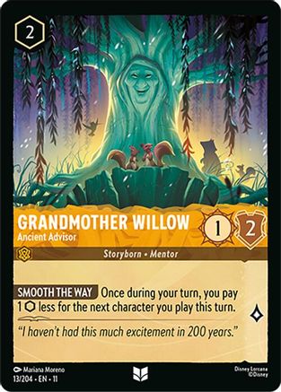 Grandmother Willow - Ancient Advisor (13/204) [Winterspell] - Deck Out Gaming