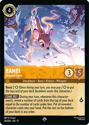 Bambi - Ethereal Fawn (24/204) [Winterspell] - Deck Out Gaming