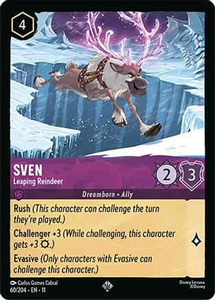 Sven - Leaping Reindeer (60/204) [Winterspell] - Deck Out Gaming