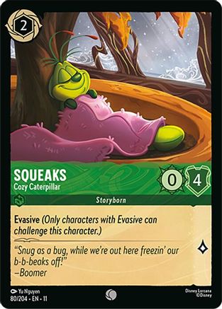 Squeaks - Cozy Caterpillar (80/204) [Winterspell] Cold Foil - Deck Out Gaming