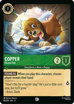 Copper - Hound Pup (85/204) [Winterspell] - Deck Out Gaming