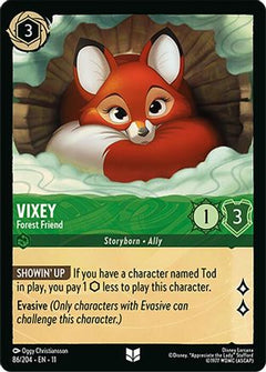 Vixey - Forest Friend (86/204) [Winterspell] Cold Foil - Deck Out Gaming