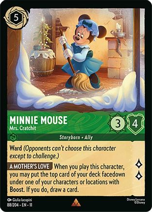 Minnie Mouse - Mrs. Cratchit (88/204) [Winterspell] Cold Foil - Deck Out Gaming