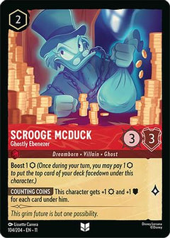 Scrooge McDuck - Ghostly Ebenezer (104/204) [Winterspell] - Deck Out Gaming
