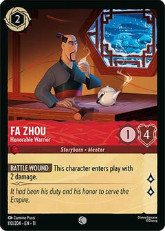 Fa Zhou - Honorable Warrior (110/204) [Winterspell] - Deck Out Gaming