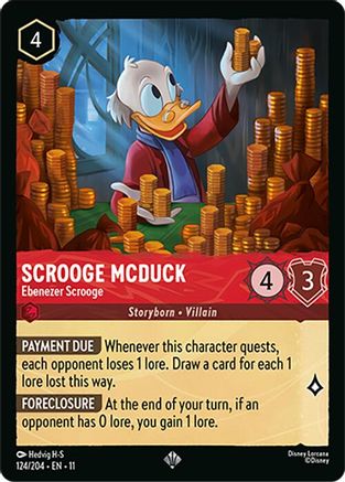 Scrooge McDuck - Ebenezer Scrooge (124/204) [Winterspell] - Deck Out Gaming